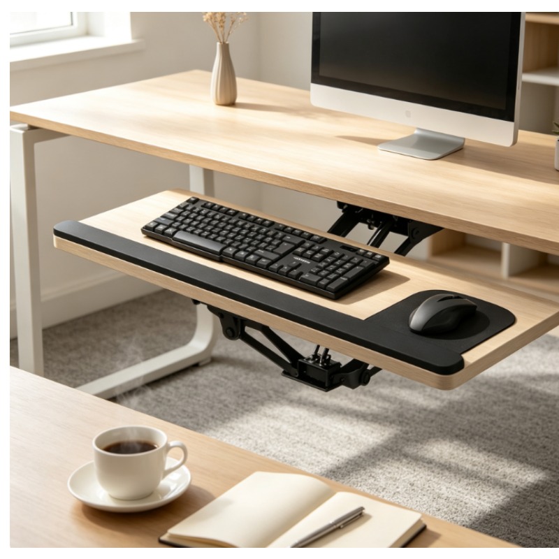 Keyboard Drawer Under - 책상 아래 슬라이딩 서랍형 키보드 트레이,