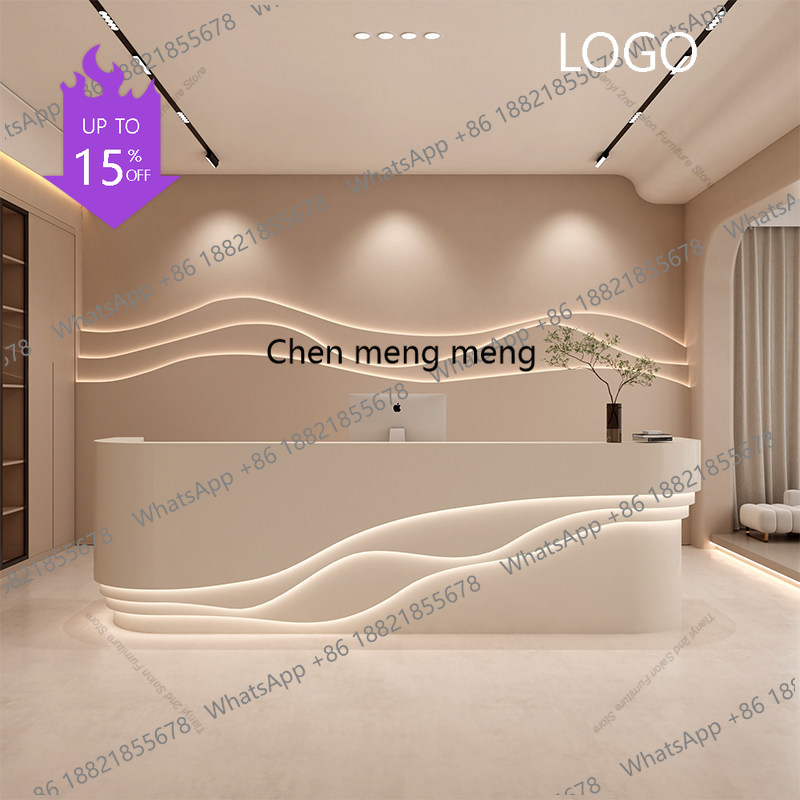 Office Furniture Store - D5556 북유럽 스타일 계산대 모던 심플