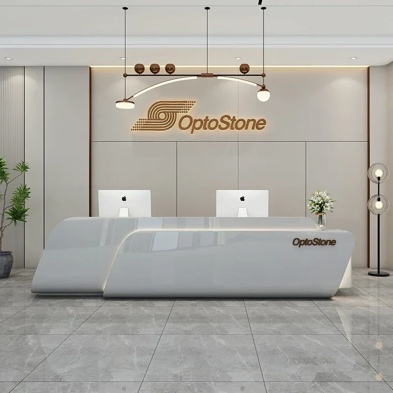Office Furniture Store - 뷰티 포디움 스탠드 리셉션 데스크 아크릴