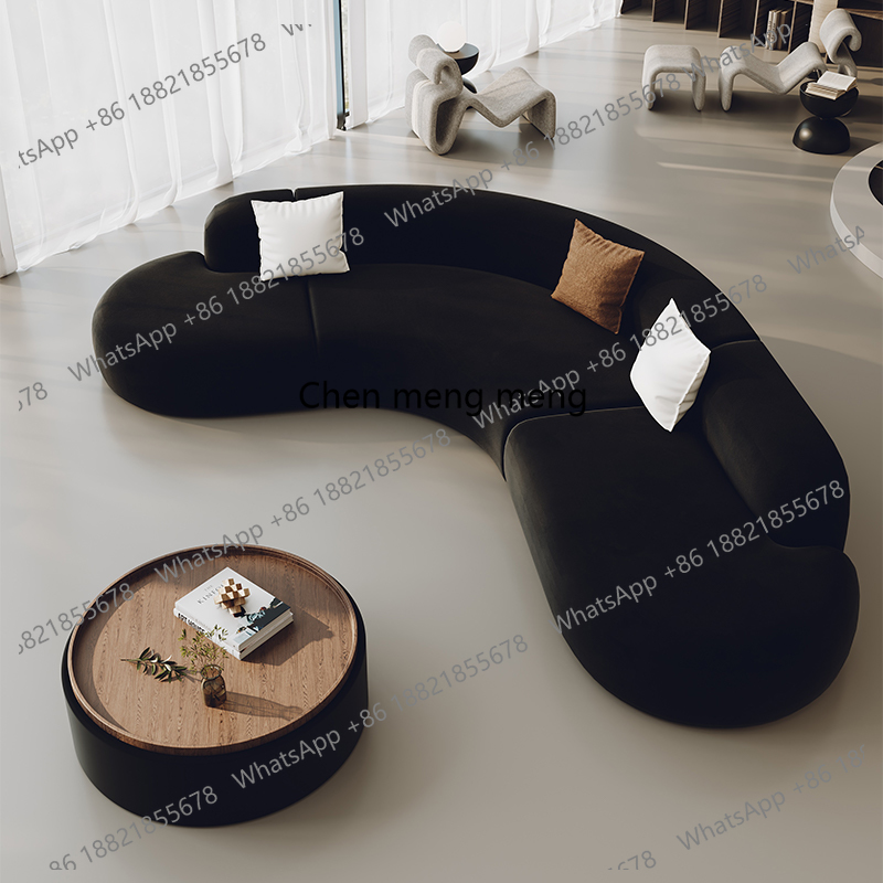 Office Furniture Luxury - 북유럽풍 크리에이티브 휴게 공간 리셉션 소파
