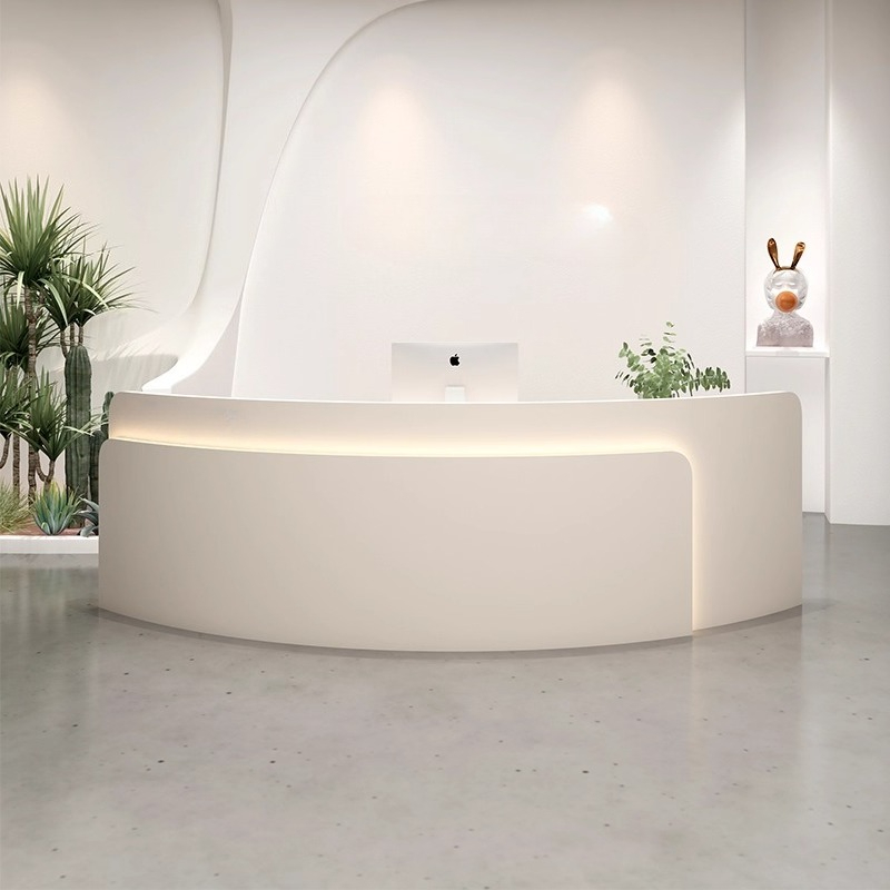 Office Furniture Store - 라이트 럭셔리 반원형 바 카운터 캐비닛