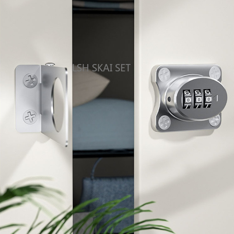 1PC 실내 안전 비밀번호 잠금 장치 실내 서랍 잠금  - Office Furniture Hardware 리뷰 및 가격