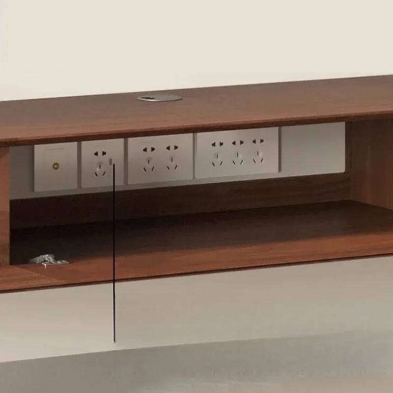 레트로 모니터 TV 스탠드 나무 벽 선반 엔터테인먼트  - Office Furniture In China 리뷰 및 가격