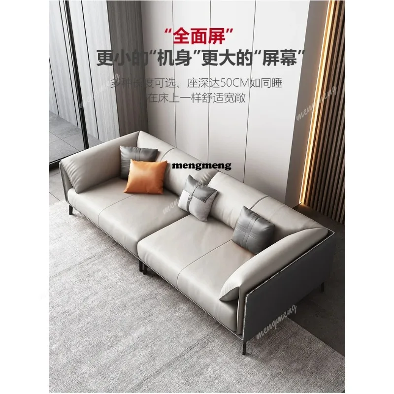 03 소가죽 비즈니스 오피스 소파 리셉션 거실 심플 오 - Office Furniture Luxury 리뷰 및 가격