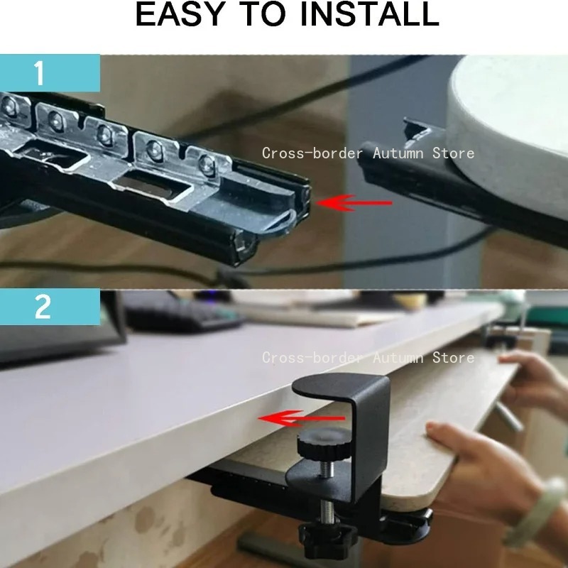 1PC 클램프 키보드 트레이 인체공학적 슬라이딩 언더  - Keyboard Drawer Under 리뷰 및 가격