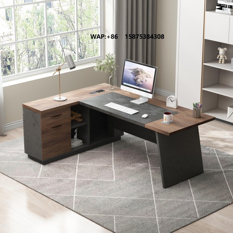 미국 창고형 모던 컴퓨터 책상 세트(서랍, 수납 선반  - Office Furniture In Usa 리뷰 및 가격