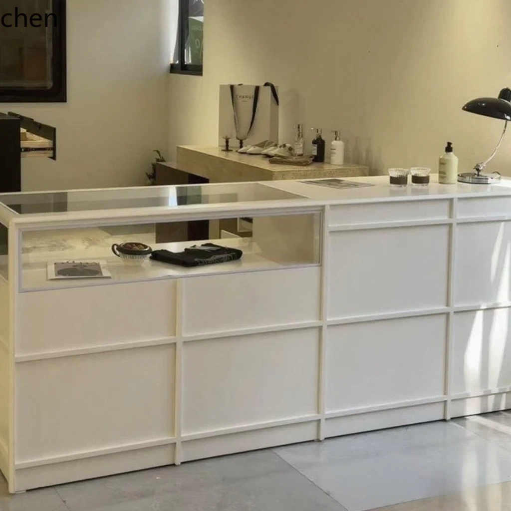 HYS 의류 매장 아일랜드 테이블 샵 래커드 글라스 아 - Office Furniture Store 리뷰 및 가격