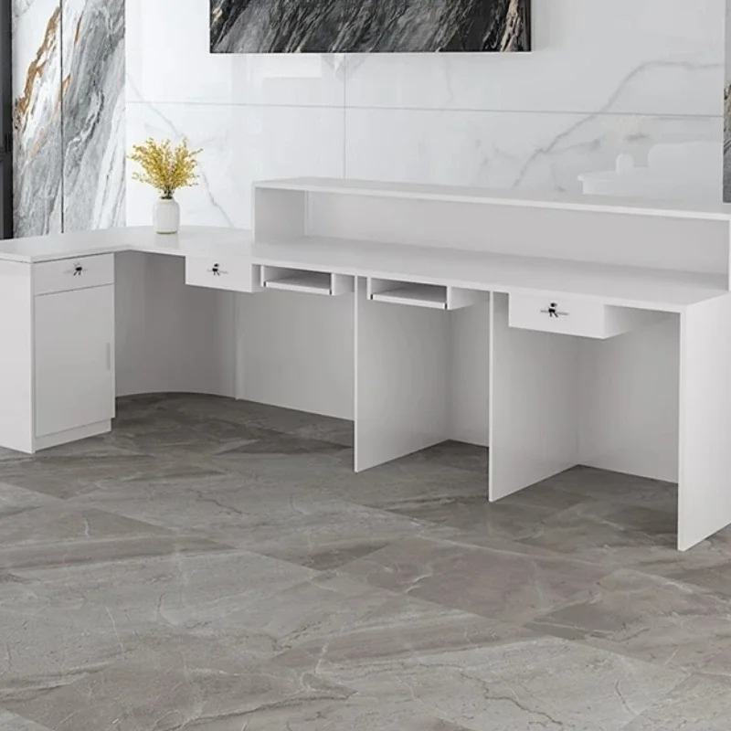 고급 수납형 리셉션 데스크, 시니어 맞춤형 뷰티 장식  - Office Furniture In Usa 리뷰 및 가격