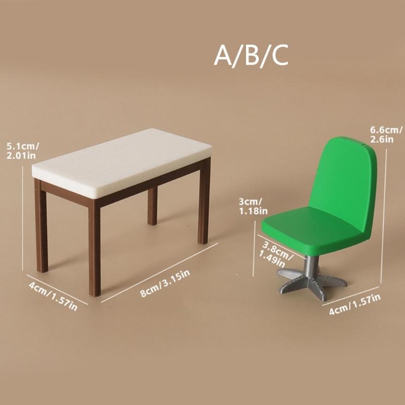 인형의 집 매니아를 위한 미니 사무실 장면 액세서리 2 - Office Furniture In Usa 리뷰 및 가격
