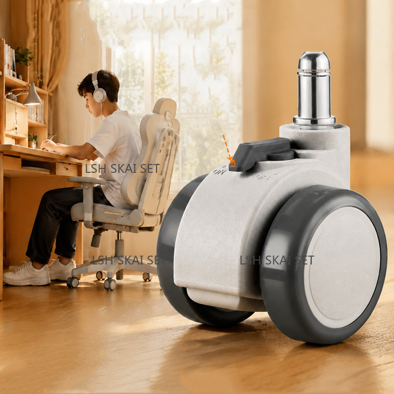 1/5개 무소음 가구 캐스터 휠 PVC 소프트 스위블  - Office Furniture Hardware 리뷰 및 가격