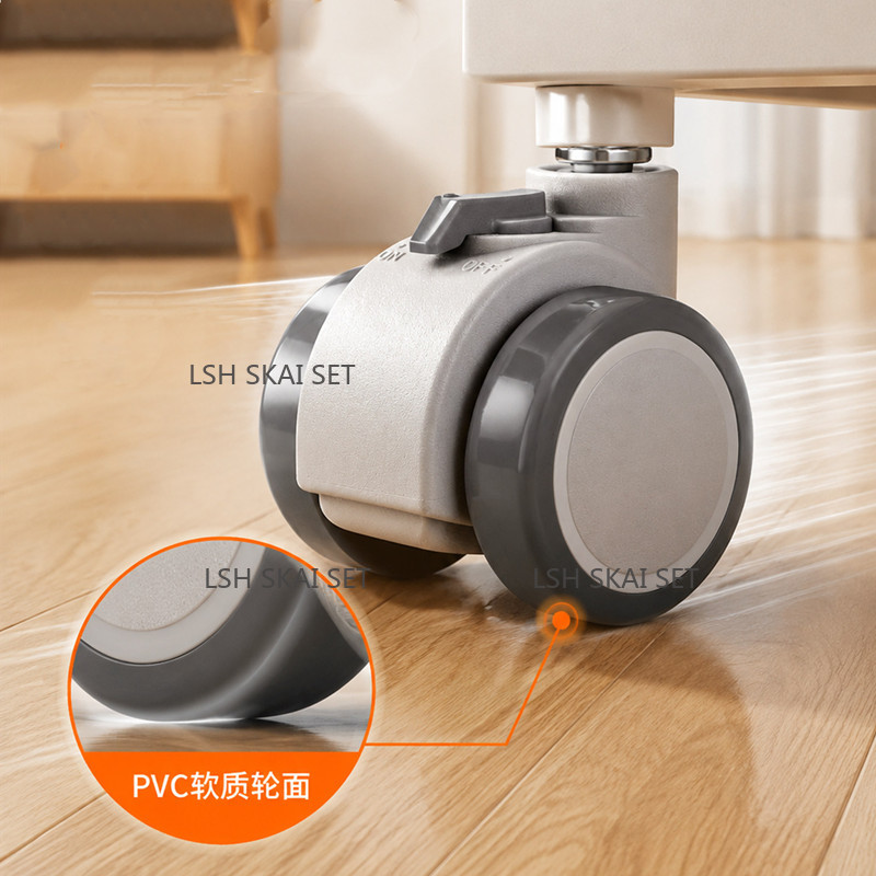 1/5개 무소음 가구 캐스터 휠 PVC 소프트 스위블  - Office Furniture Hardware 리뷰 및 가격