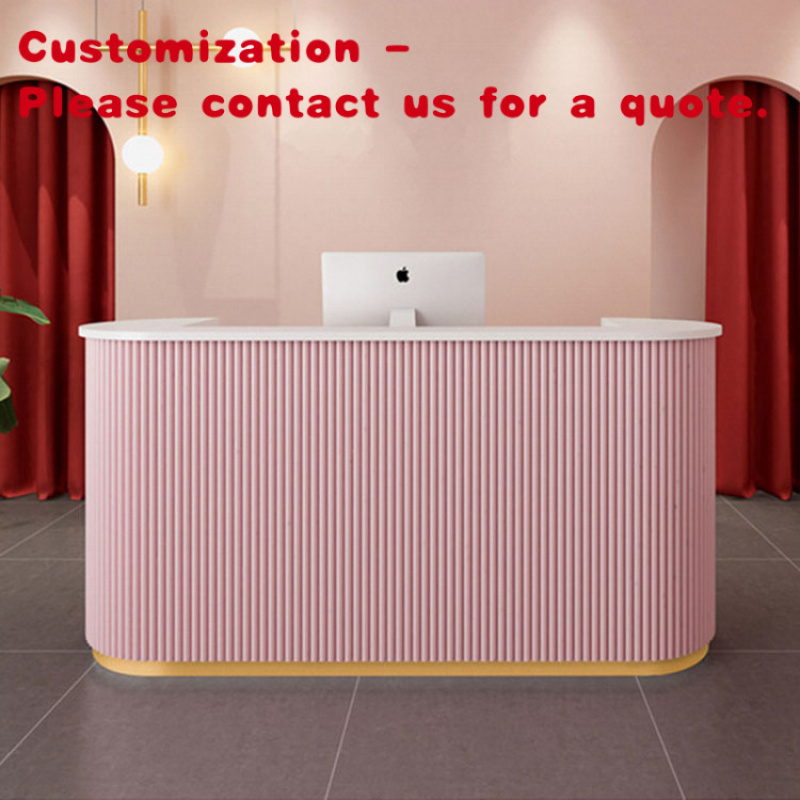맞춤형 현대적인 고급 MDF 접수 데스크 목재 사무용  - Office Furniture Luxury 리뷰 및 가격