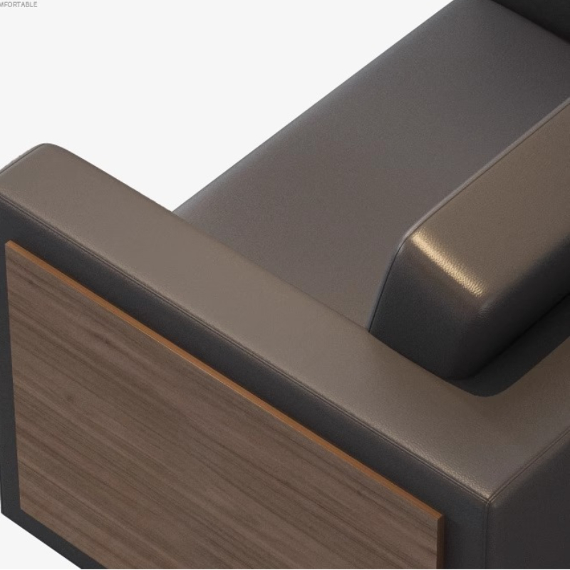 우드 소재 소가죽 사무실 소파 편안하고 우아한 심플 모 - Office Furniture Luxury 리뷰 및 가격