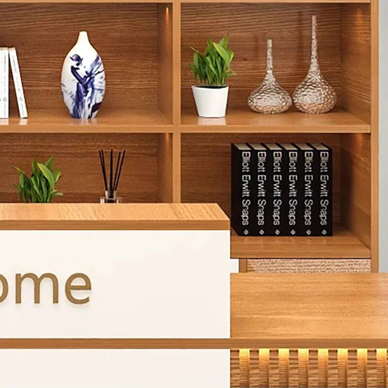 고급 수납형 리셉션 데스크, 시니어 맞춤형 뷰티 산업용 - Office Furniture In Usa 리뷰 및 가격