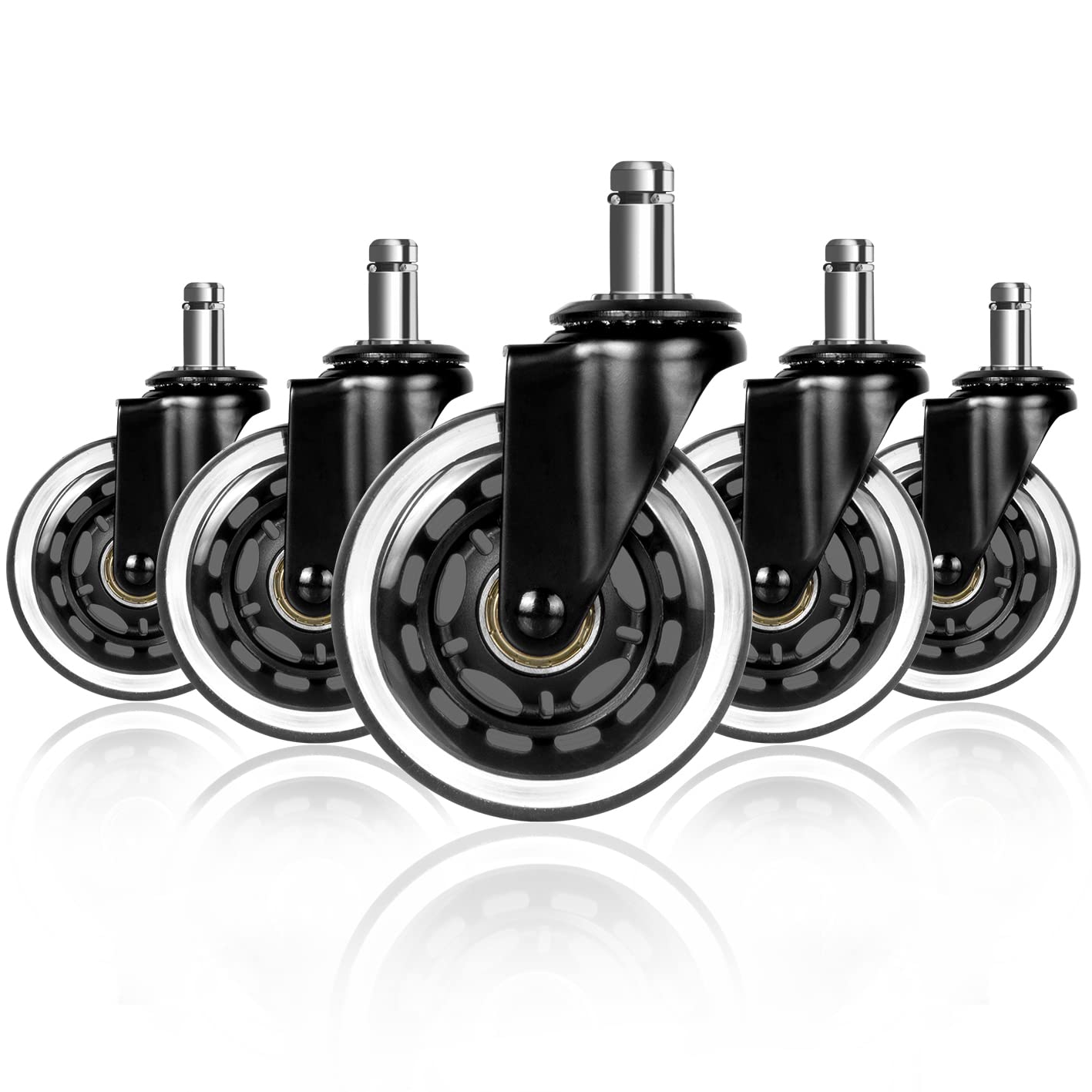5PCS 유니버설 무음 캐스터 50KG 휠 10mm 1 - Office Furniture Hardware 리뷰 및 가격